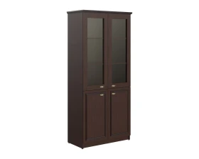 Шкаф с 2 стеклянными дверьми 922х466х2023 Раут / Raut images