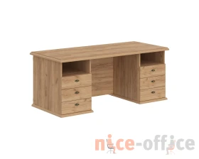 Стол руководителя с 2 тумбами 1800х800х750 Раут / Raut images