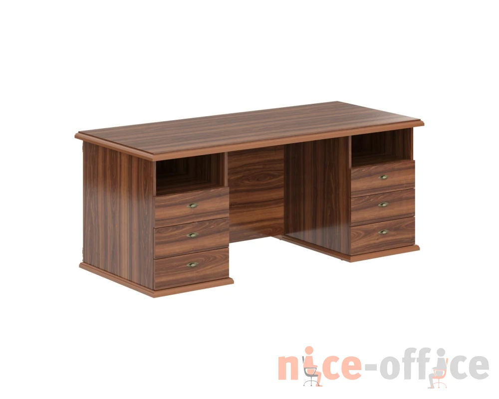 Стол руководителя с 2 тумбами 1800х800х750 Раут / Raut