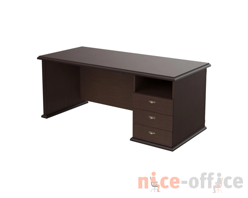 Стол руководителя с 3 ящиками 1800х800х750 Раут / Raut