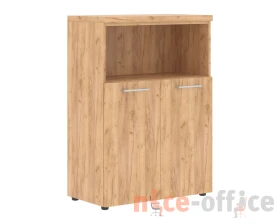 Шкаф с глухими малыми дверьми полкой и топом TP images