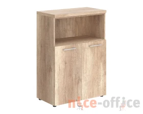 Шкаф с глухими малыми дверьми полкой и топом TP images