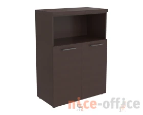 Шкаф с глухими малыми дверьми полкой и топом TP images