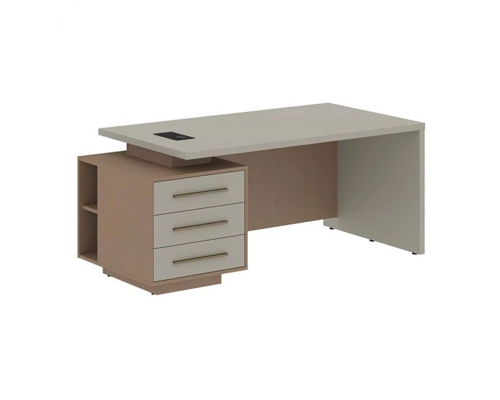 Стол руководителя с тумбой, левый 1800х900х750 Velion