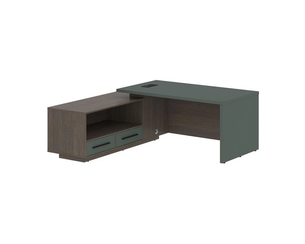 Стол руководителя с тумбой, левый 1900х1900х750 Velion