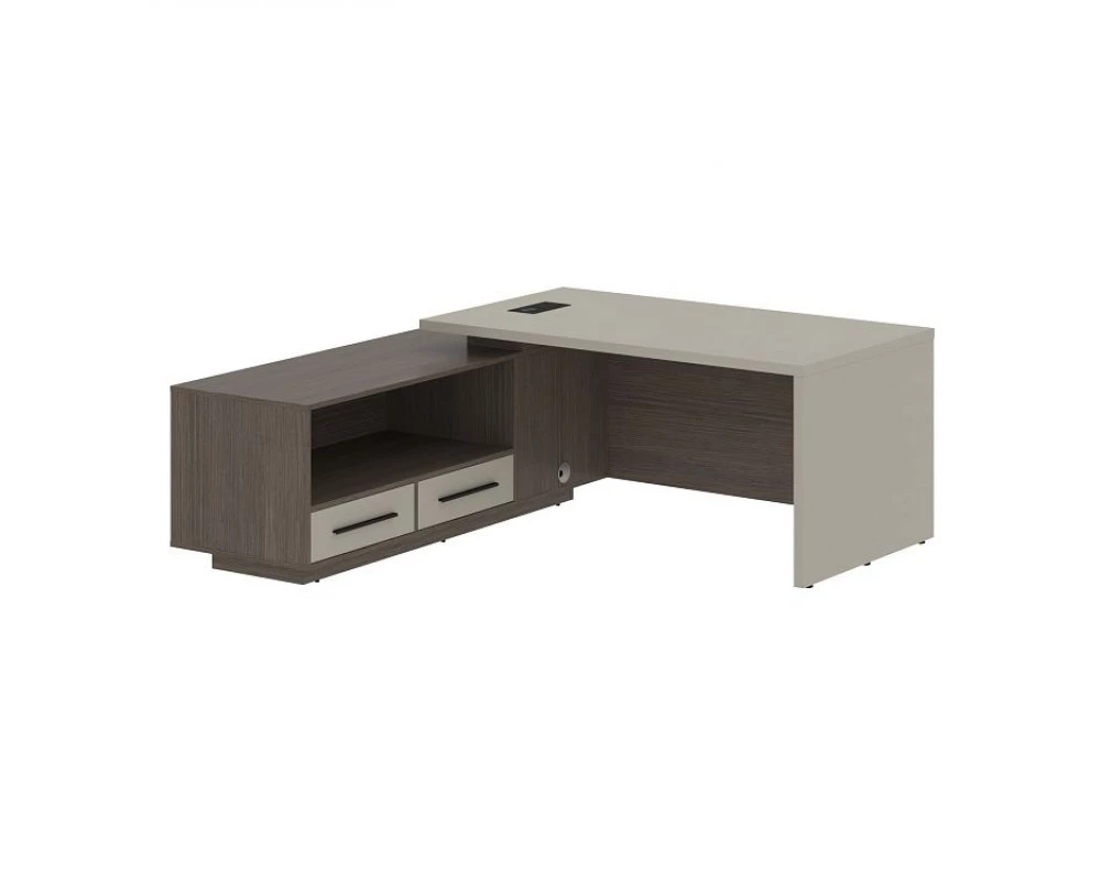 Стол руководителя с тумбой, левый 1900х1900х750 Velion