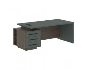 Стол руководителя с тумбой, левый 2000х900х750 Velion images