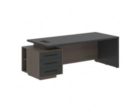 Стол руководителя с тумбой, левый 2200х900х750 Velion images