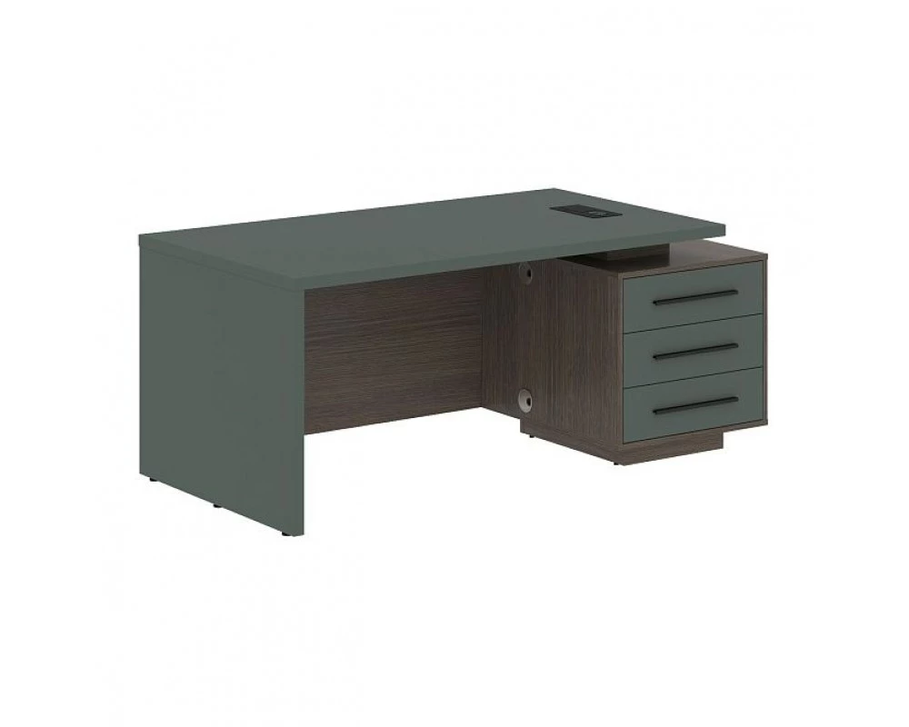 Стол руководителя с тумбой, правый 1800х900х750 Velion