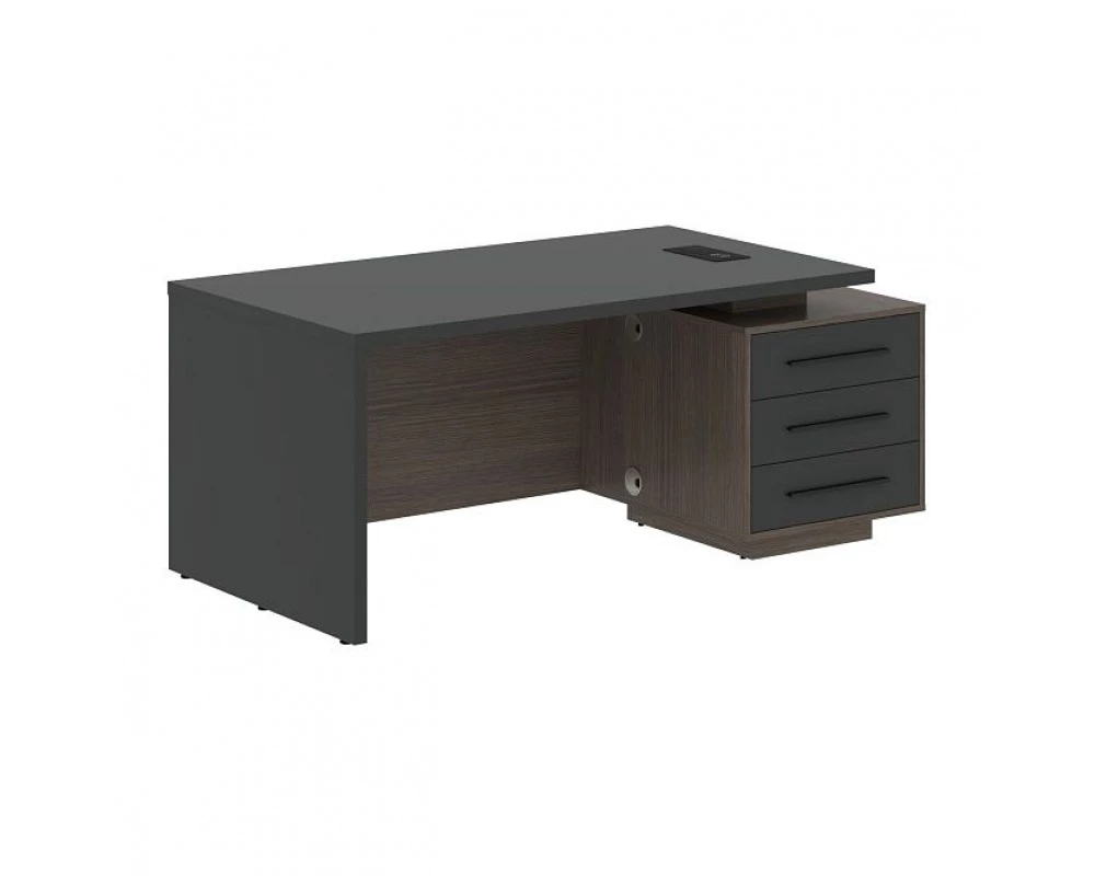 Стол руководителя с тумбой, правый 1800х900х750 Velion