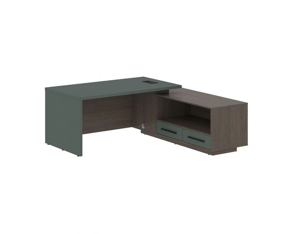 Стол руководителя с тумбой, правый 1900х1900х750 Velion