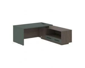 Стол руководителя с тумбой, правый 1900х1900х750 Velion images