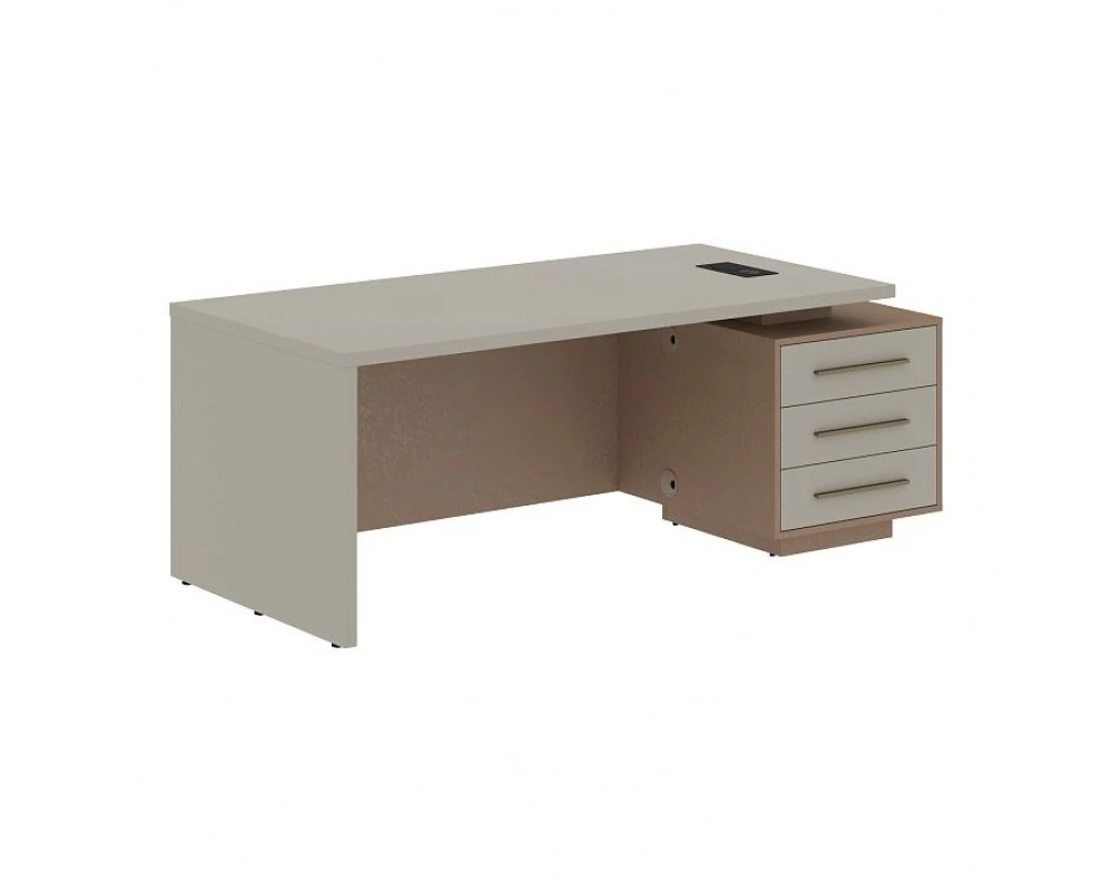 Стол руководителя с тумбой, правый 2000х900х750 Velion