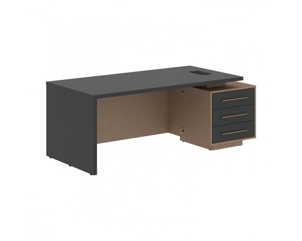 Стол руководителя с тумбой, правый 2000х900х750 Velion