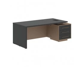Стол руководителя с тумбой, правый 2000х900х750 Velion images