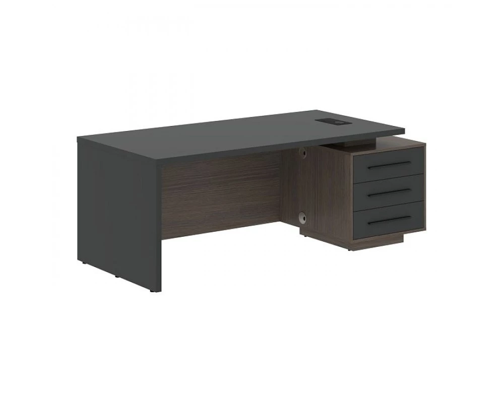 Стол руководителя с тумбой, правый 2000х900х750 Velion