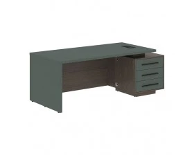 Стол руководителя с тумбой, правый 2000х900х750 Velion images