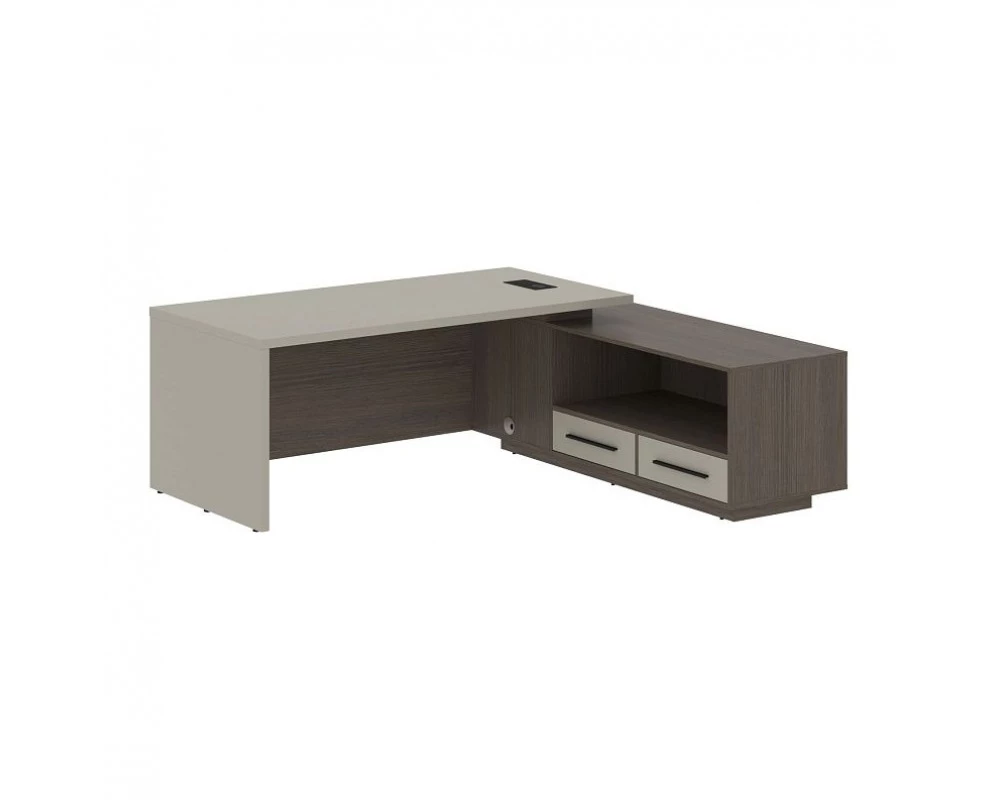 Стол руководителя с тумбой, правый 2100х1900х750 Velion