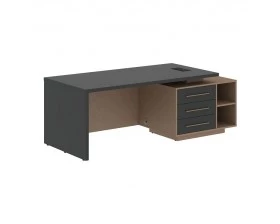 Стол руководителя с тумбой, правый 2100х900х750 Velion images
