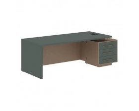 Стол руководителя с тумбой, правый 2200х900х750 Velion images