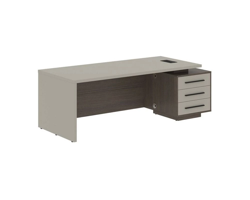 Стол руководителя с тумбой, правый 2200х900х750 Velion