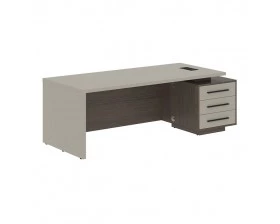 Стол руководителя с тумбой, правый 2200х900х750 Velion images