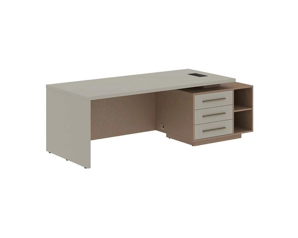 Стол руководителя с тумбой, правый 2300х900х750 Velion