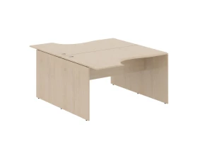 Рабочая станция 2-х местная 1400х1806х750 Вейв / Wave images