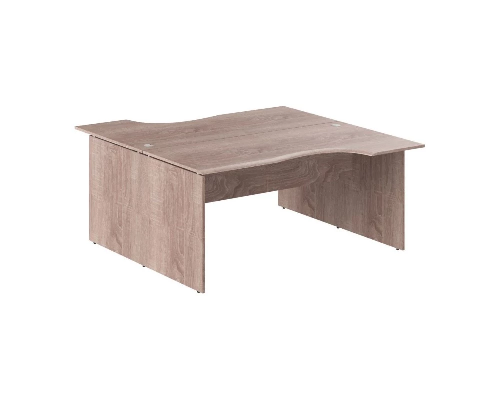 Рабочая станция 2-х местная эргономичная 1600х1806х750 Wave