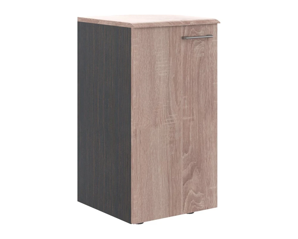 Шкаф колонка с глухой малой дверью и топом Вейв / Wave