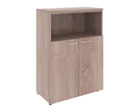 Шкаф с глухими малыми дверьми, топом и 1-й полкой Вейв / Wave images