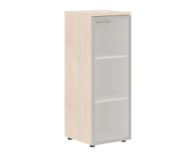 Шкаф колонка со стеклянной дверью в алюминиевой раме и топом Xten images