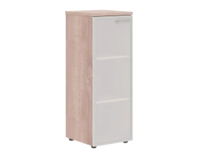 Шкаф колонка со стеклянной дверью в алюминиевой раме и топом Xten images