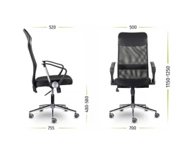 Кресло Директ Лайт МС-040 В хром images