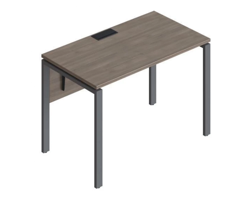 Стол прямой на металлических опорах ФТМ-120+ФМК-120+ФЦ-120 Форма