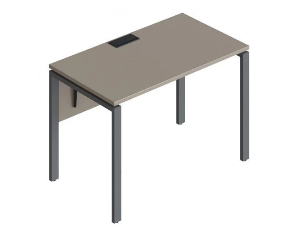 Стол прямой на металлических опорах ФТМ-120+ФМК-120+ФЦ-120 Форма