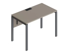 Стол прямой на металлических опорах ФТМ-120+ФМК-120+ФЦ-120 Форма images