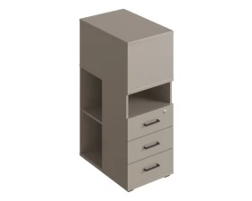 Тумба приставная с надстройкой ФПЛ+ФНС-4 Форма images