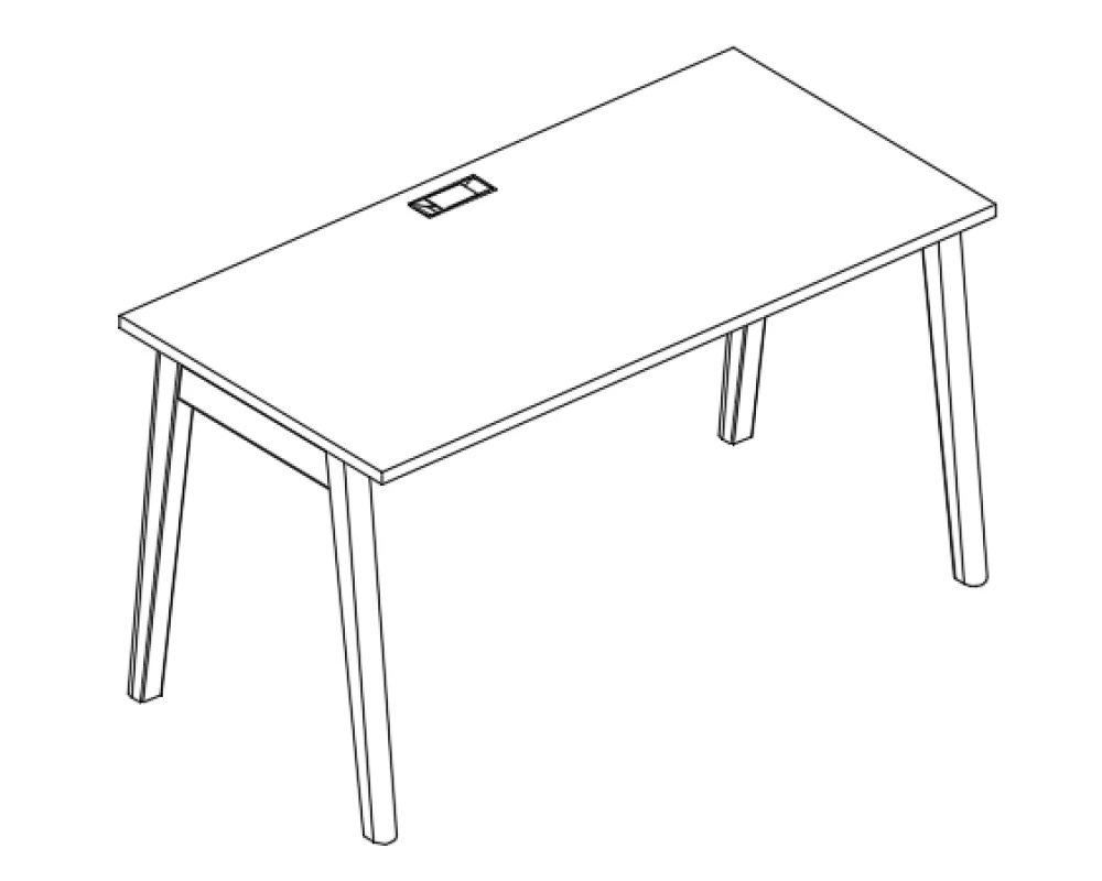 Стол письменный 180x70x75 Albero