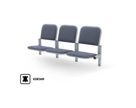 Многоместная разборная секция Эра лайт (крепится к стене) images