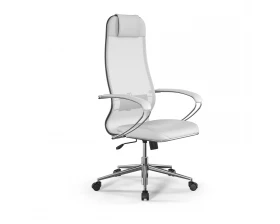 Кресло Sit 10 B1 M09.B23.G18.W01 (спинка 1) Сетка/Экокожа, Белый images