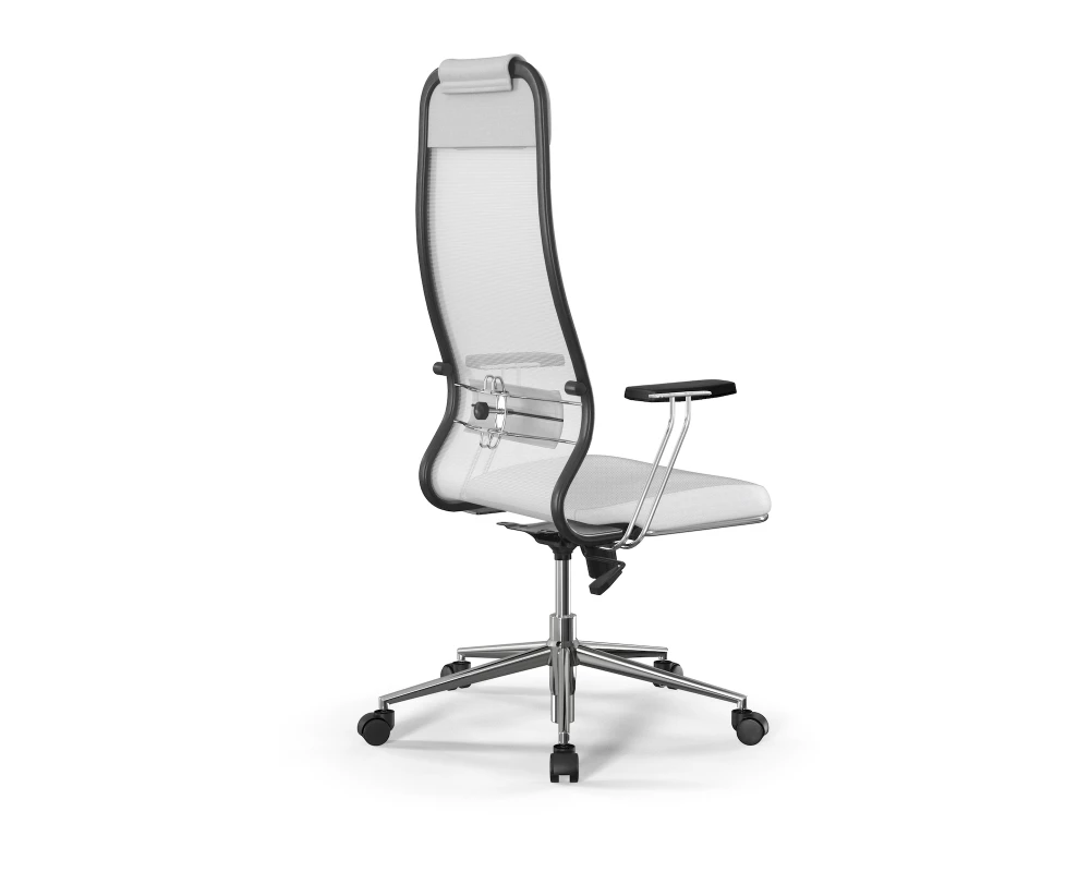 Кресло Sit 10 B1 M09.B23.G18.W01 (спинка и подл.3) Сетка/Экокожа, Белый