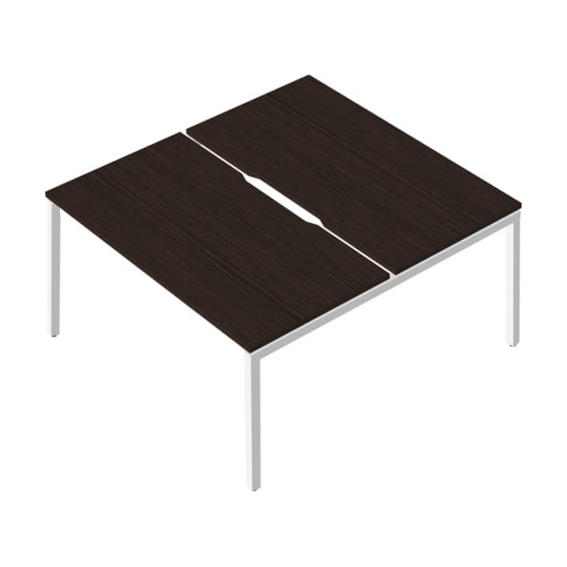 Сдвоенный стол с вырезом на металлокаркасе RM-3.2(x2)+F-45M Rio Project